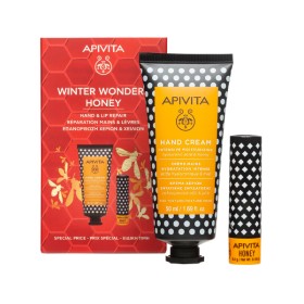 Apivita  Pro Xm Winter Wonders Honey Hand And Lip Repair