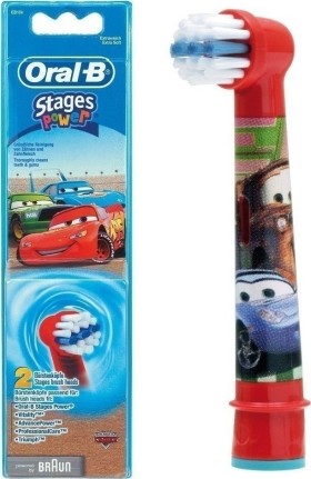 Oral B Stages Power Kids Cars Ανταλλακτική Κεφαλή 2 Τεμάχια