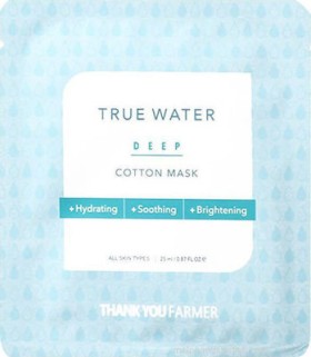 THANK YOU FARMER TRUE WATER DEEP COTTON MASK 1PC 25mL