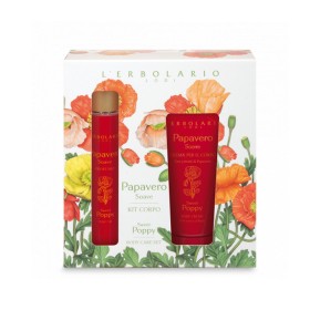 L’Erbolario Papavero Kit, Sweet Poppy Perfume, 15ml & Body Cream, 75ml