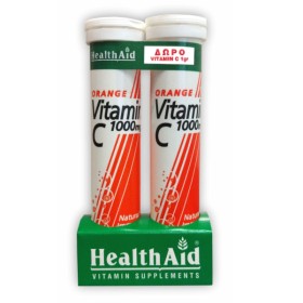 HEALTH AID VIT-C 1GR ΑΝΑΒΡ.ΠOΡΤOΚΑΛΙ20S+C1000MG ΔΩΡΟ