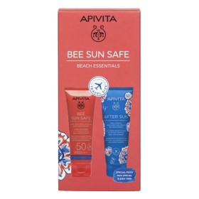 Apivita Bee Sun Safe Beach Essentials Promo Bee Sun Safe Ενυδατικό Αναζωογονητικό Γαλάκτωμα για Πρόσωπο & Σώμα SPF50, 100ml & After Sun Δροσιστική & Καταπραϋντική Κρέμα-Gel για Πρόσωπο & Σώμα, 100ml, 1σετ