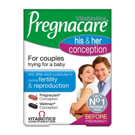 Vitabiotics Pregnacare His & Her Conception 60 tab