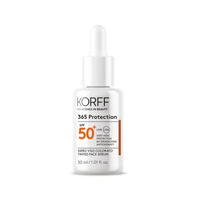 Korff Sun Secret 365 Protec Tinted Face Serum Spf50+ 30ml