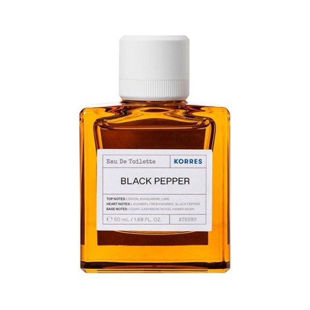 Korres Black Pepper Eau De Toilette 50ml