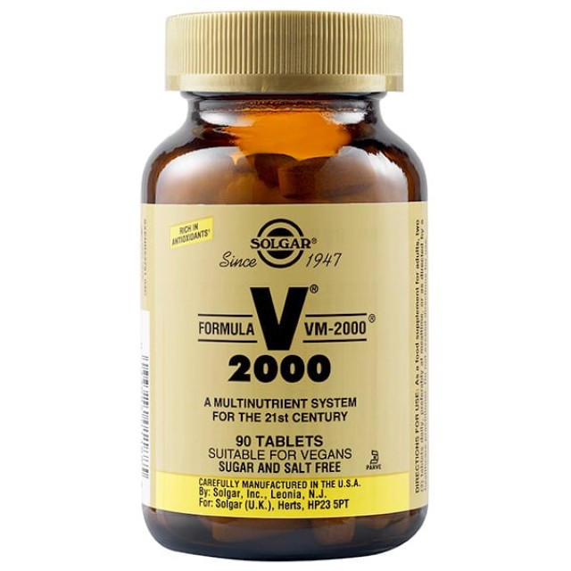 Solgar Formula Vm 2000 tabs 90s