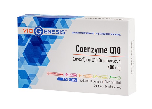 VIOGENESIS COENZYME Q10 400mg 30caps