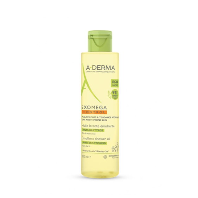 A-Derma Exomega Control huile nettoyante Καθαρισμός για Ξηρό Δέρμα ή για Δέρμα με τάση Ατοπίας, 500ml