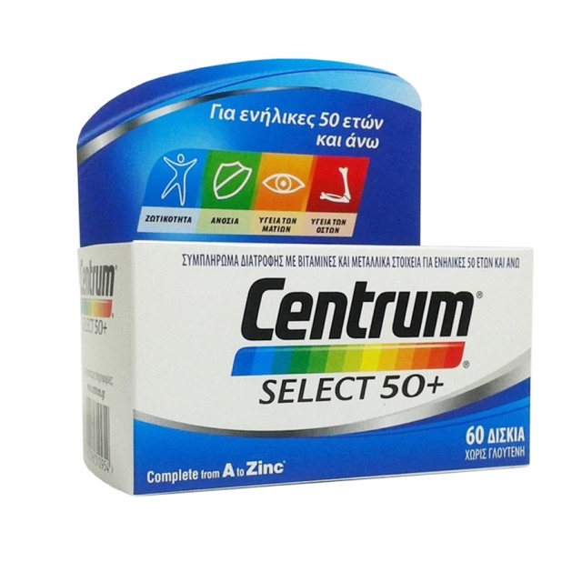 CENTRUM SELECT 50+ LUT.A-ZIN X60TA