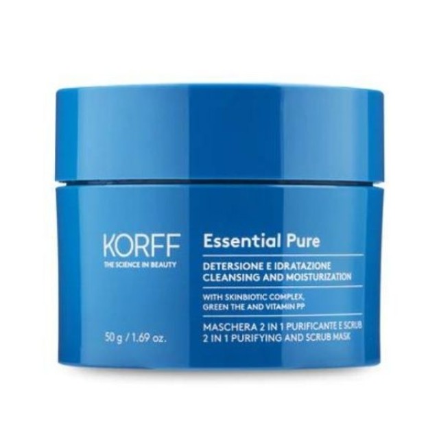 Korff Essential 2 In 1 Purifying And Scrub Mask 50ml