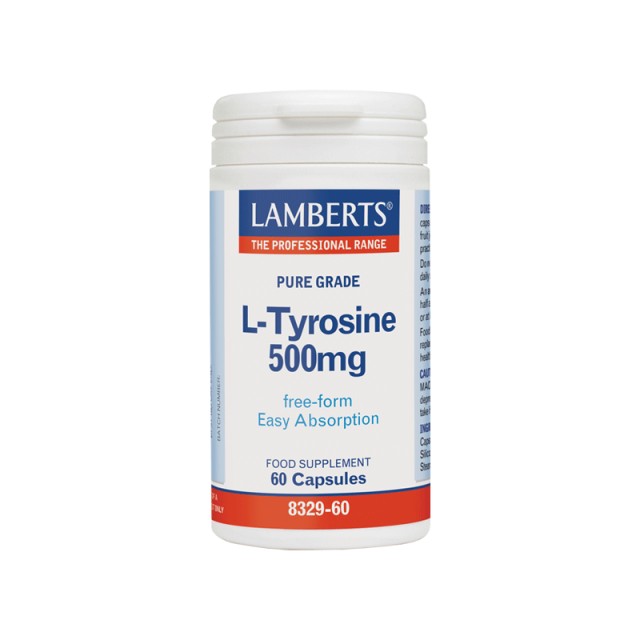 Lamberts L-Tyrosine 500mg 60caps