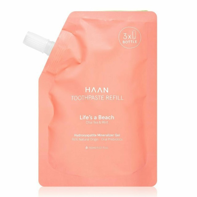 Haan Life?s a Beach Toothpaste Chai Tea & Mint Refill Oδοντόκρεμα Με Τσάι & Μέντα 150ml