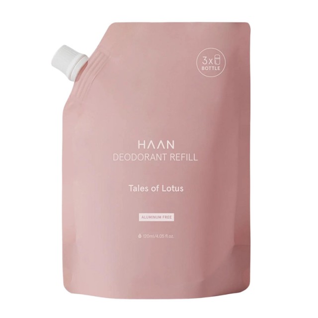 Haan Tales Of Lotus Deodorant Αποσμητικό 24h Refill Χωρίς Αλουμίνιο 120ml