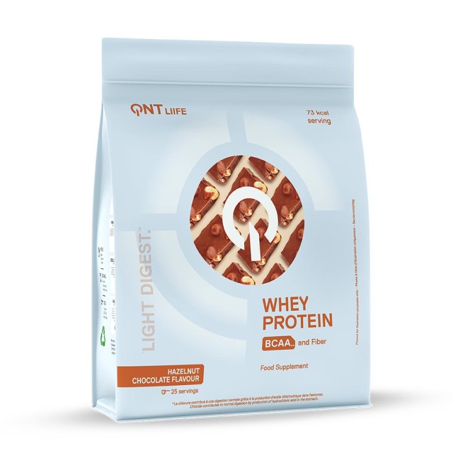 QNT Light Digest Whey Protein Γεύση Hazelnut Chocolate 500g