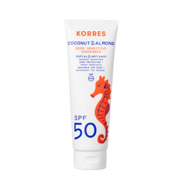 Korres Coconut & Almond Kids Sensitive Sunscreen Spf50 250ml