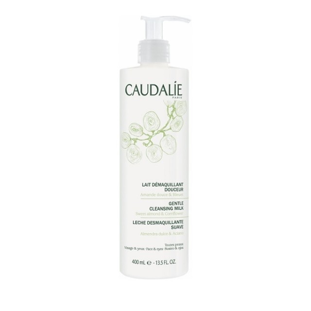 Caudalie Gentle Cleanser Απαλό Γαλάκτωμα Ντεμακιγιάζ Για Πρόσωπο & Μάτια 400ml