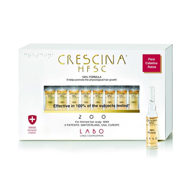 Labo Crescina HFSC 100% 200 Man 10 Αμπούλες