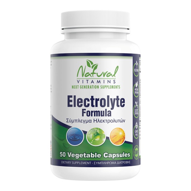 Natural Vitamins Electrolyte Formula 50 caps