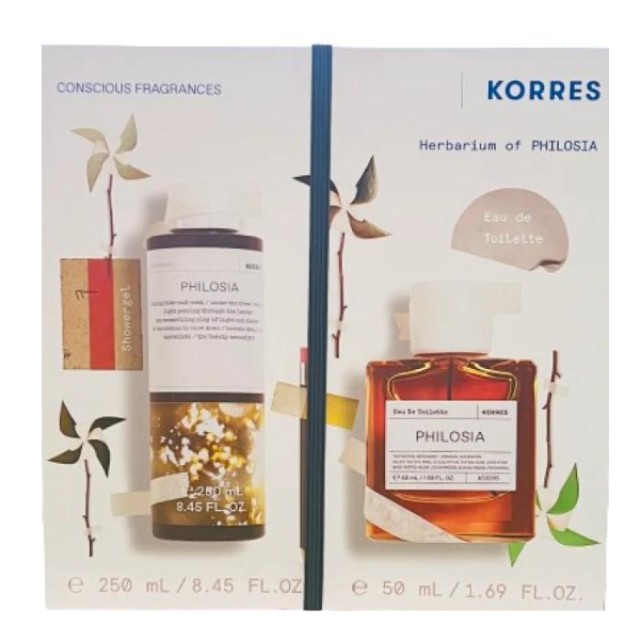 Korres Set Philosia Edt 50ml & Sgel 250ml