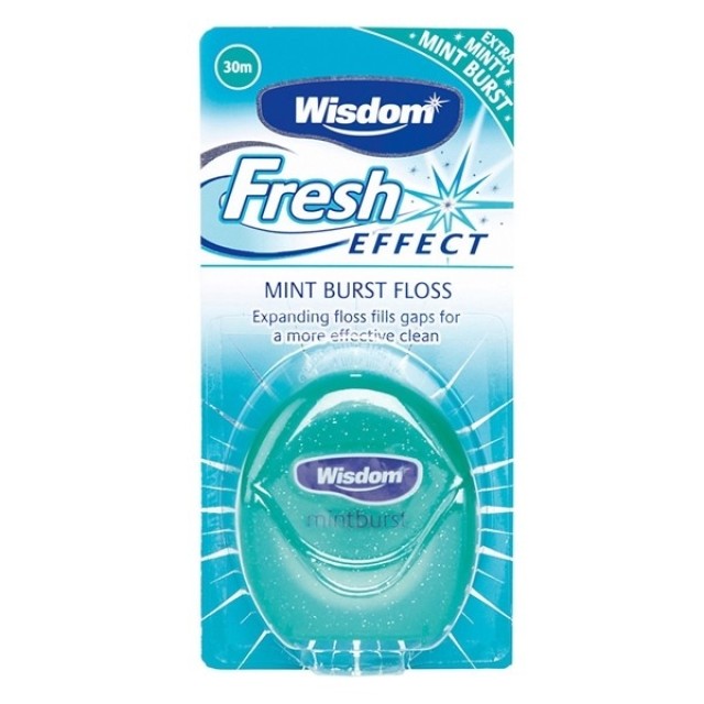 Wisdom Fresh Effect Mint Burst Floss- 30m